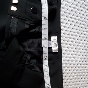Loft petite black trousers